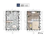 裕天国际商汇中心_1室1厅1卫 建面73平米