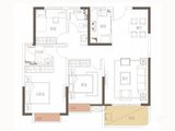 新力城_3室2厅2卫 建面109平米