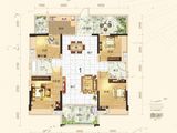 榕城华庭富康居_4室2厅2卫 建面156平米