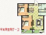 天悦_2室2厅1卫 建面89平米