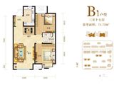 上善颐园_2室2厅1卫 建面75平米
