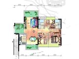 富元港景峰_3室2厅2卫 建面110平米