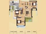 华炬珑玥壹号_3室2厅1卫 建面77平米