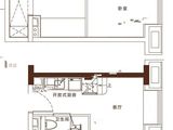 中海世纪荟学仕里_1室1厅1卫 建面20平米