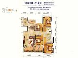 鹤山坚美园_4室2厅3卫 建面162平米
