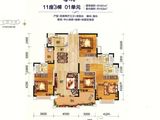 鹤山坚美园_4室2厅3卫 建面181平米