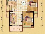 东方名城_2室2厅1卫 建面76平米