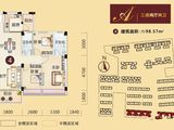 百润花园_3室2厅2卫 建面98平米