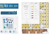 越秀滨江盛悦_SOHO公寓平层图 建面0平米