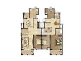 山海大象海德堡_4室3厅3卫 建面236平米