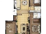 康博名邸_3室2厅2卫 建面144平米