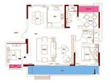 都会1907_3室2厅2卫 建面134平米