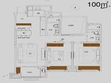 祥和公馆_3室2厅2卫 建面100平米