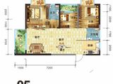 振宁星光广场_3室2厅2卫 建面88平米