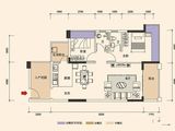 十里东岸云翠谷_2室2厅2卫 建面81平米