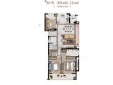 绿城長汀雲庐_3室2厅2卫 建面115平米