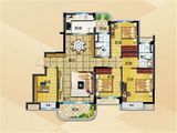 碧桂园城市花园_4室2厅2卫 建面134平米