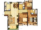 水漾花城花苑_3室2厅2卫 建面140平米