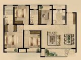 富力运河十号_4室2厅2卫 建面145平米