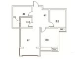 雍福上城_2室2厅1卫 建面101平米