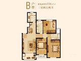 港利上城国际_3室2厅2卫 建面116平米