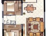 中建500米_2室2厅1卫 建面78平米