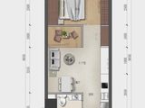 中冶梦想荟_2室2厅1卫 建面61平米