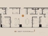 企业公馆_3室2厅3卫 建面278平米