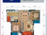 光亮天润城_2室2厅1卫 建面64平米