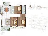 中海湖滨世家二期_3室2厅2卫 建面120平米