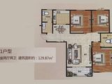 格林上东_3室2厅2卫 建面129平米