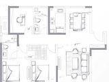 绿城明月滨河_3室2厅2卫 建面115平米
