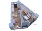 康桥铂舍_1室1厅1卫 建面59平米