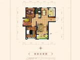润江煦园_3室2厅2卫 建面100平米