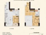 南宁恒大国际中心_2室2厅2卫 建面83平米