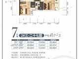 轨道御水元筑_2室2厅1卫 建面63平米