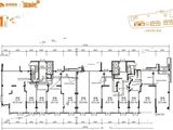 旭辉湖山樾_1#商铺平面示意图42-129㎡ 建面73平米