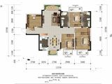 蓝光雍锦澜湾_4室2厅2卫 建面123平米