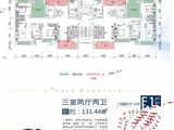 中铁悦龙南山_3室2厅2卫 建面131平米