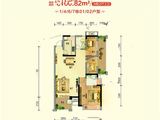 春晖国际城_3室2厅2卫 建面100平米