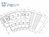 大健康E谷_2栋13层户型 建面1929平米