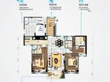 碧桂园保利海悦天境花园_3室2厅2卫 建面108平米