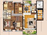 碧桂园盛世城邦_4室2厅2卫 建面139平米