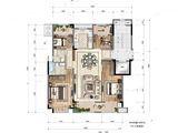 中梁象山中心大厦_4室2厅2卫 建面138平米