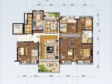 碧桂园凤凰湾_5室2厅3卫 建面203平米