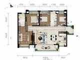 龙湖春江天玺_4室2厅2卫 建面125平米