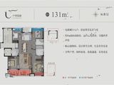 世茂璀璨时代_4室2厅2卫 建面131平米