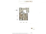 恒厚阳光里_3室2厅2卫 建面101平米