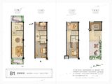 上金天地_B幢C幢户型图 建面99平米