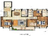 碧桂园凤凰台_4室2厅2卫 建面143平米